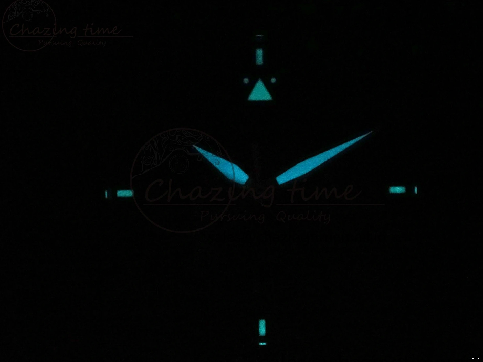 MIROTIME 0307 Durable Big Pilot IW329702 M+F 1:1 Best Edition Green Dial on Green Leather Strap MY 7006